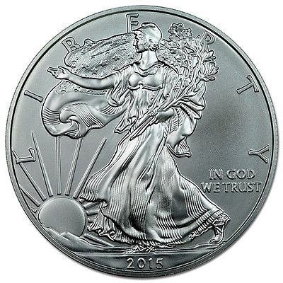 Roll of 20 - 2015 1 Troy Oz .999 Silver American Eagle Coins SKU33772