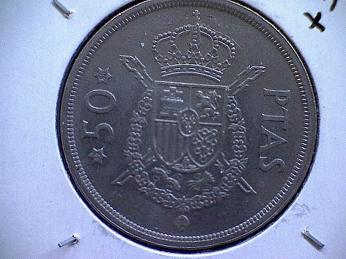 1975 (80) SPAIN FIFTY PESETAS