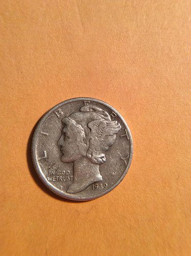 1939-p mercury dime