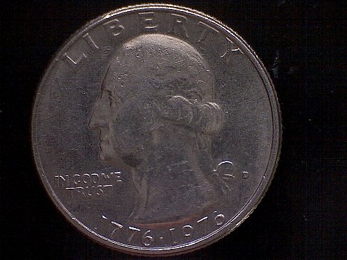 1976 BICENTENNIAL WASHINGTON QUARTER  ""DENVER MINT""