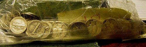 Roll #17d 50 MERCURY Dimes