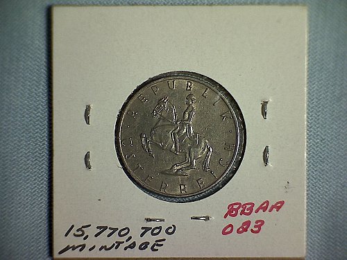 1970 AUSTRIA  FIVE SCHILLINGS