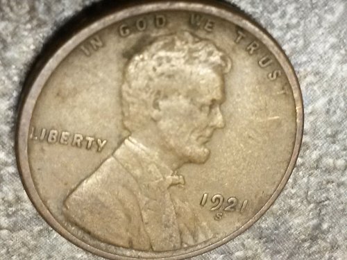 1921 S Lincoln Cent