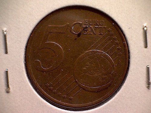 2002 GREECE FIVE EURO CENTS