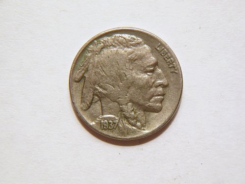 1937-P Buffalo Nickel