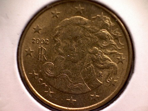 2002R  ITALY TEN EURO CENTS