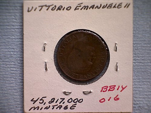 1922R  ITALY  TEN CENTESIMI