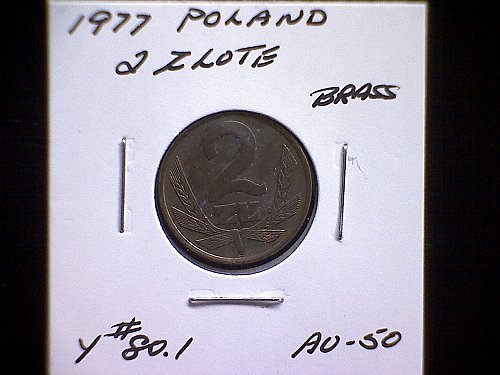 1977 POLAND TWO ZLOTE