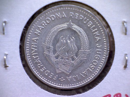 1953 YUGOSLAVIA TWO DINARA