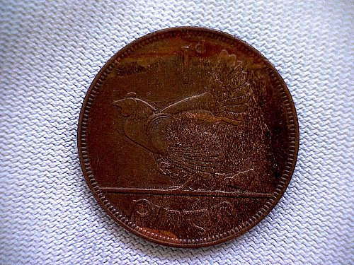 1928 IRELAND ONE PENNY