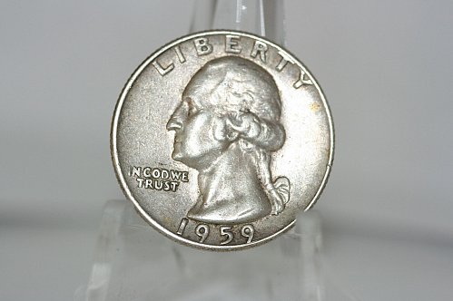 1959 D Washington Quarter XF  90% Silver