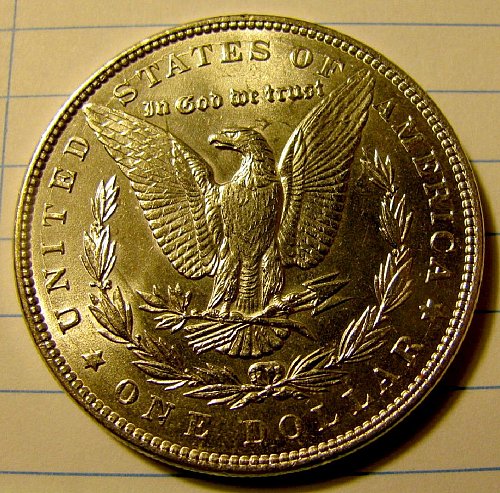 1887 Silver Dollar GEM BU win 1; get 2nd Dollar Now 9% discount @ pay Pal ! !!