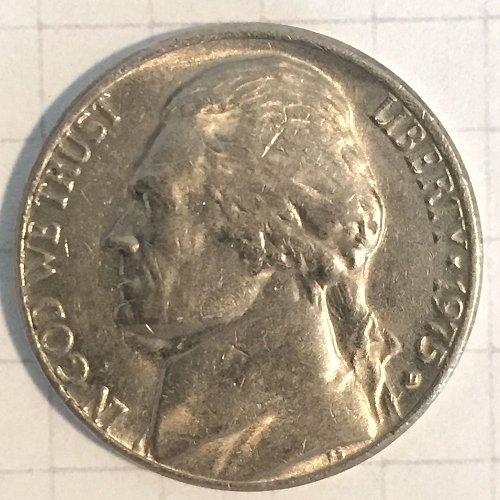 1975 D Jefferson Nickel