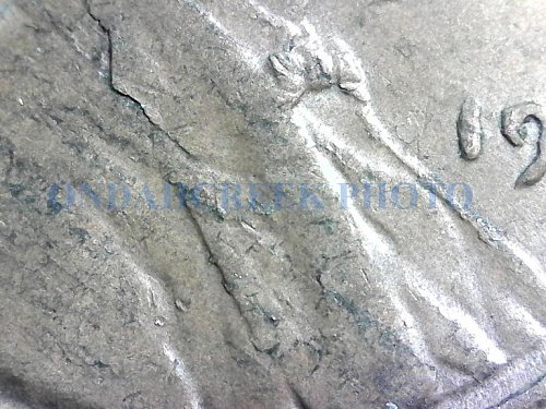 1940 Lincoln Cent AU with lamination error