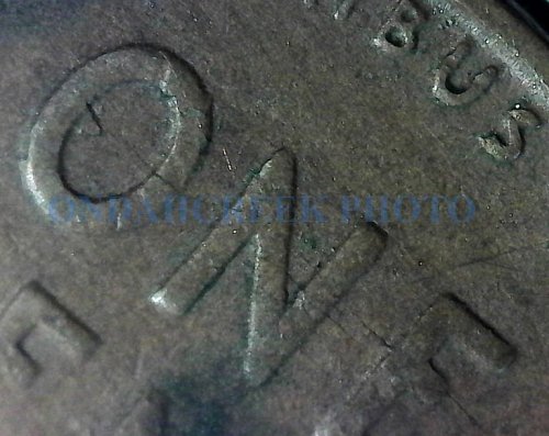 1932-D Lincoln Cent Fine with lamination error