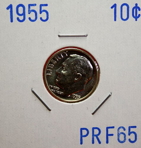 1955 Roosevelt Dime