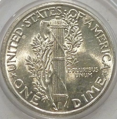 1944-P  Brilliant Uncirculated Mercury Dime  BU ( 40-D)