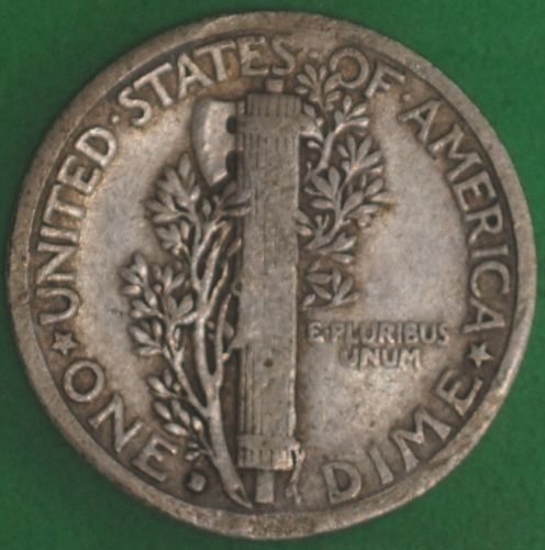 1931D Mercury Dime VG+