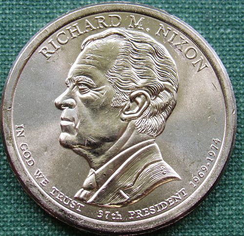 2016 P Presidential Dollar: Richard M. Nixon