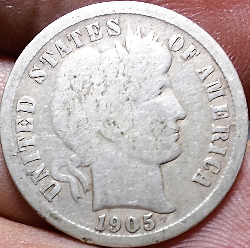 Barber Dime 1905-O G-4