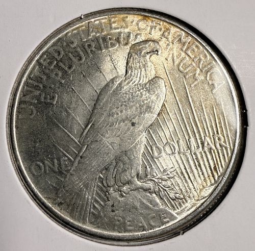 1924 Peace Silver Dollar, Choice Uncirculated. (19883)