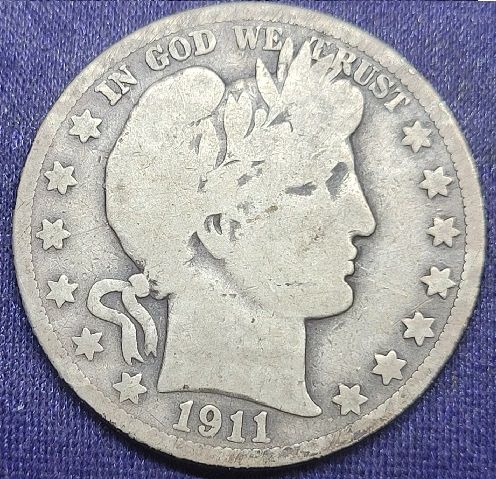 1911 S Barber Half Dollar Coin Value, Prices & Info | USA Coin Book