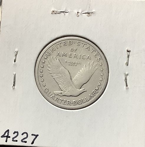 1917 Standing Liberty Quarter Type 1 - Dusty Choice Original Choice VF/XF