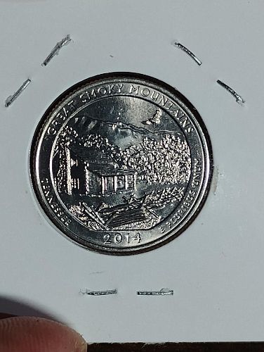 2014-S WASHINGTON QUARTER ATB GREAT SMOKY MOUNTAINS MS-64