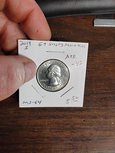 2014-S WASHINGTON QUARTER ATB GREAT SMOKY MOUNTAINS MS-64
