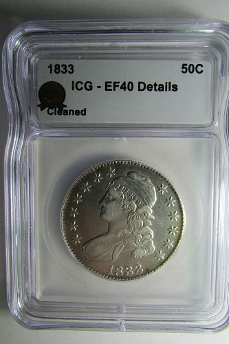 1833 Capped Bust Half Dollar Coin Value, Prices & Info | USA Coin Book