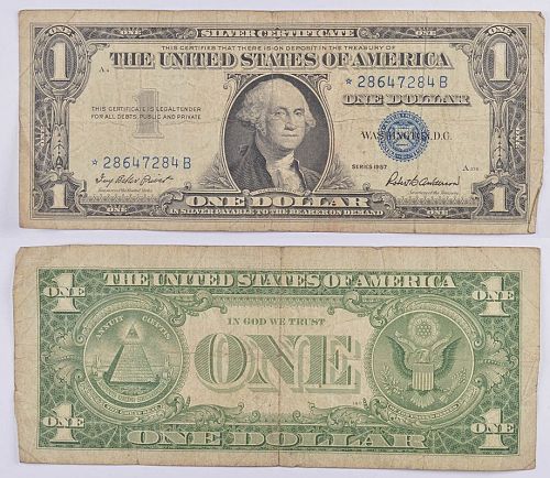 ERROR Replacement *Star* 1957 $1 Silver Certificate Note