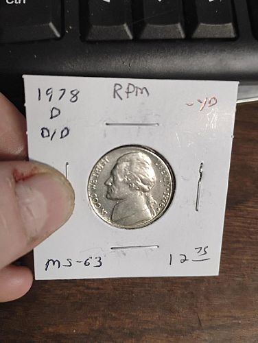 1978-D D/D RPM JEFFERSON NICKEL MS-63