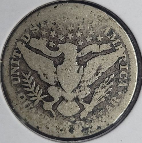 1908-D Barber Silver Quarter G04 #0497