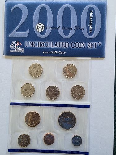 2000 PD Uncirculated Mint Sets - 20 Coins