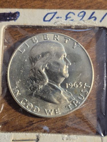 1963 D Franklin Half Dollar