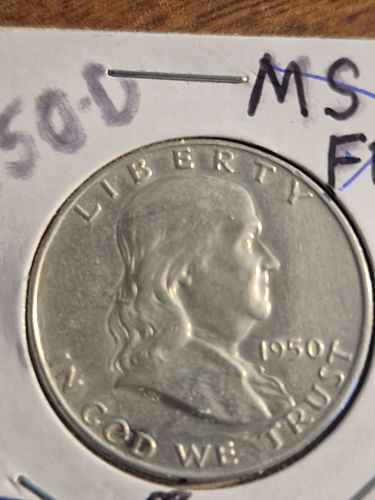 1950 D Franklin Half Dollar