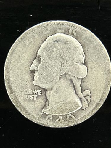 1940-S - Washington Quarter - 90% Silver