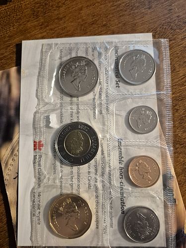 2001 Canada Uncirculated Mint Set