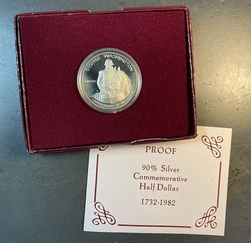 1982-S Proof George Washington Commemorative Half Dollar