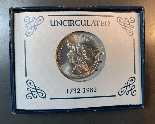 1982-D Uncirculated George Washington Commemorative Half Dollar