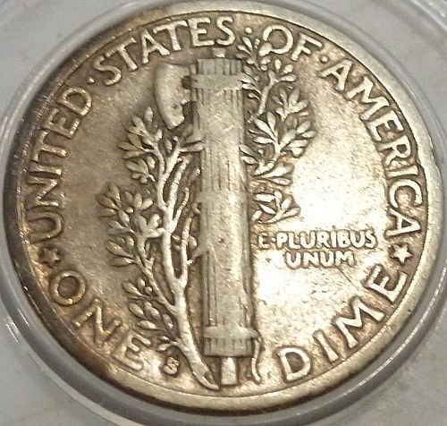 1937-S  VF  Mercury Dime VERY FINE ( 324)