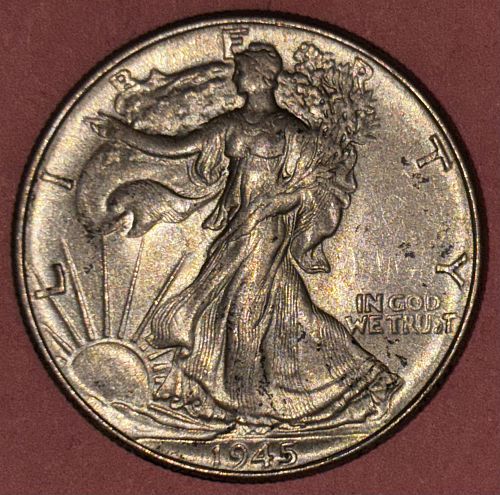 1945 P Walking Liberty Half Dollar great condition