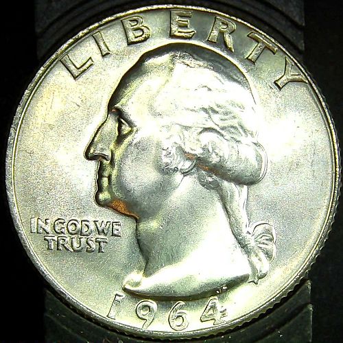 1964 D Washington Quarter BU or Better