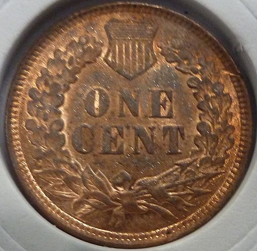 1907 ABOUT UN-CIRCULATED  Indian Cent Grades ( 202)