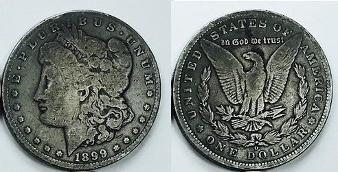 1899-O SILVER MORGAN DOLLAR