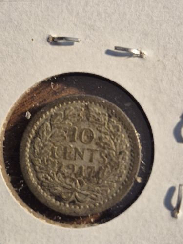 1917 Netherlands 10 Cent