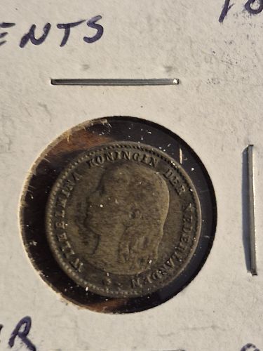 1897 Netherlands 10 Cent