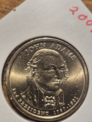 2007 P John Adams Dollar