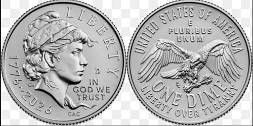 2026 D Roosevelt Dimes: Semiquincentennial 1776-2026 IN STOCK