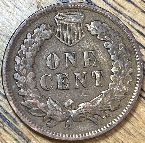 1907  FINE Indian penny